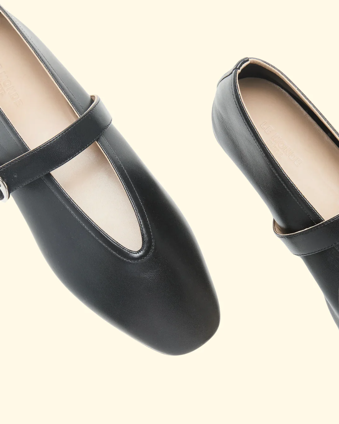 Stella Slipper | Black Leather - Image 4
