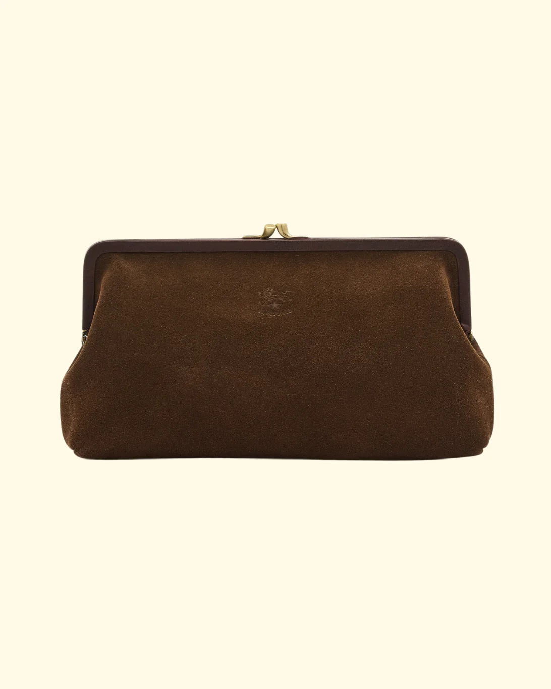 Suede Classic Clutch | Caffe