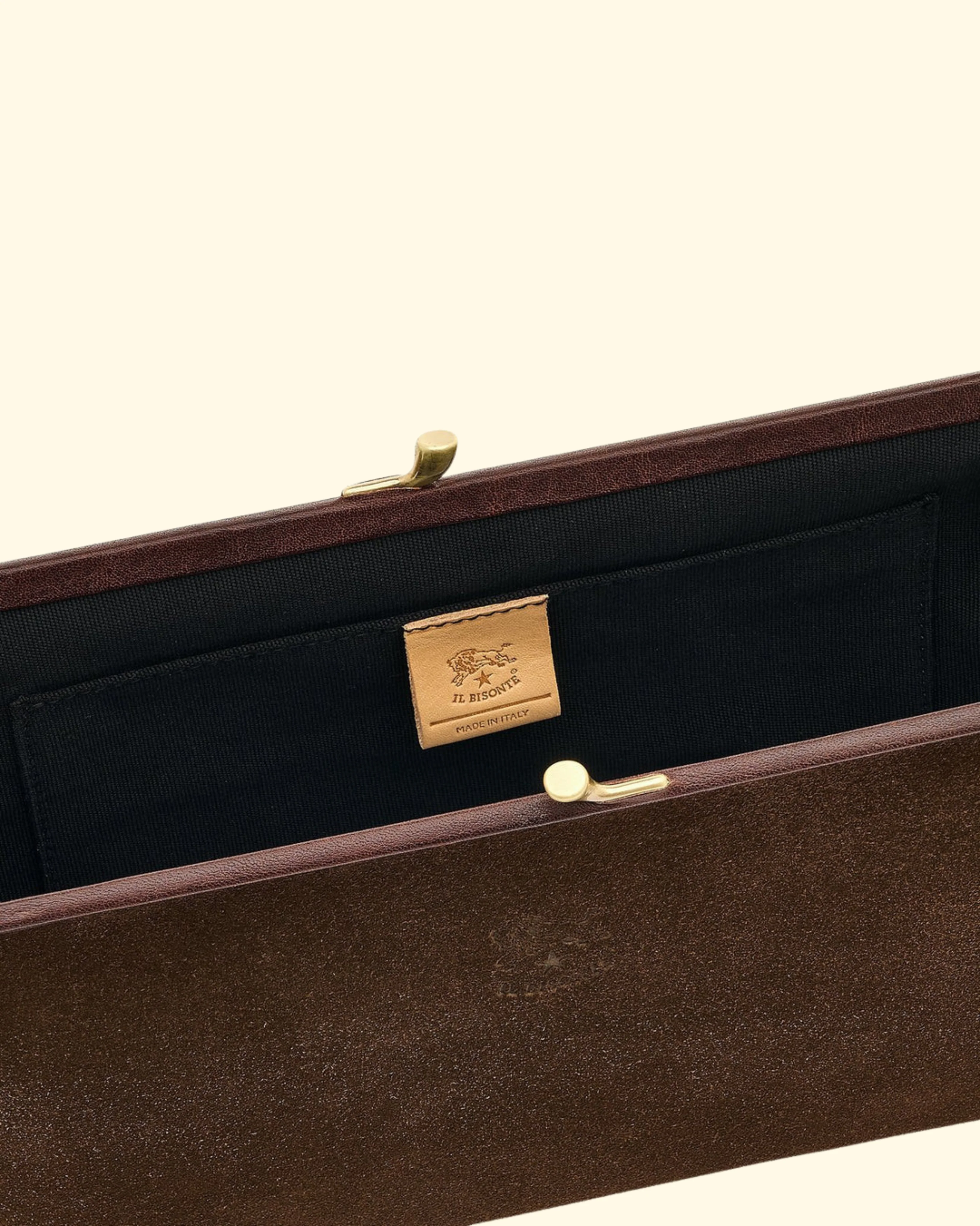 Suede Classic Clutch | Caffe - Image 2