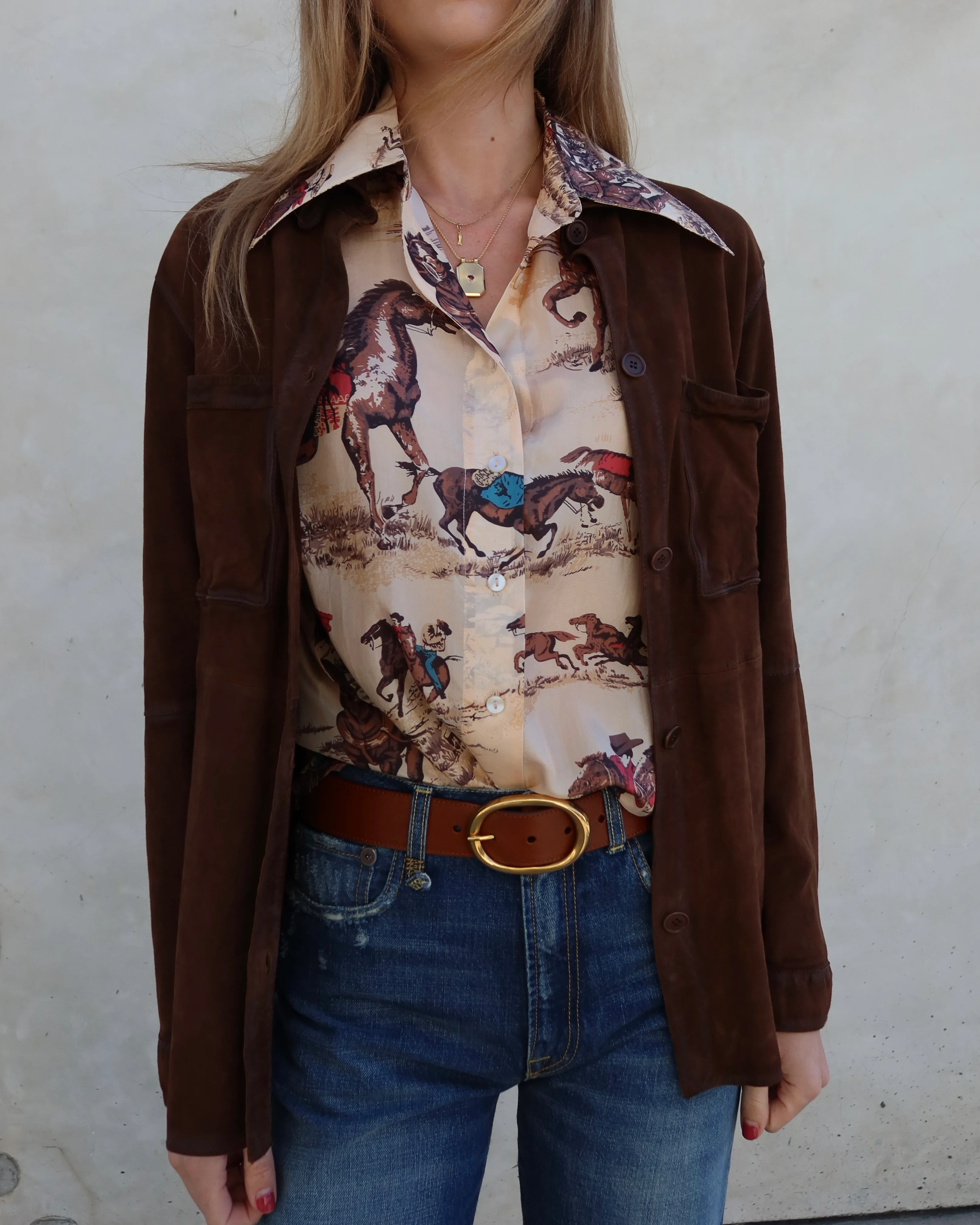 Suede Shirt | Cuoio - Image 2