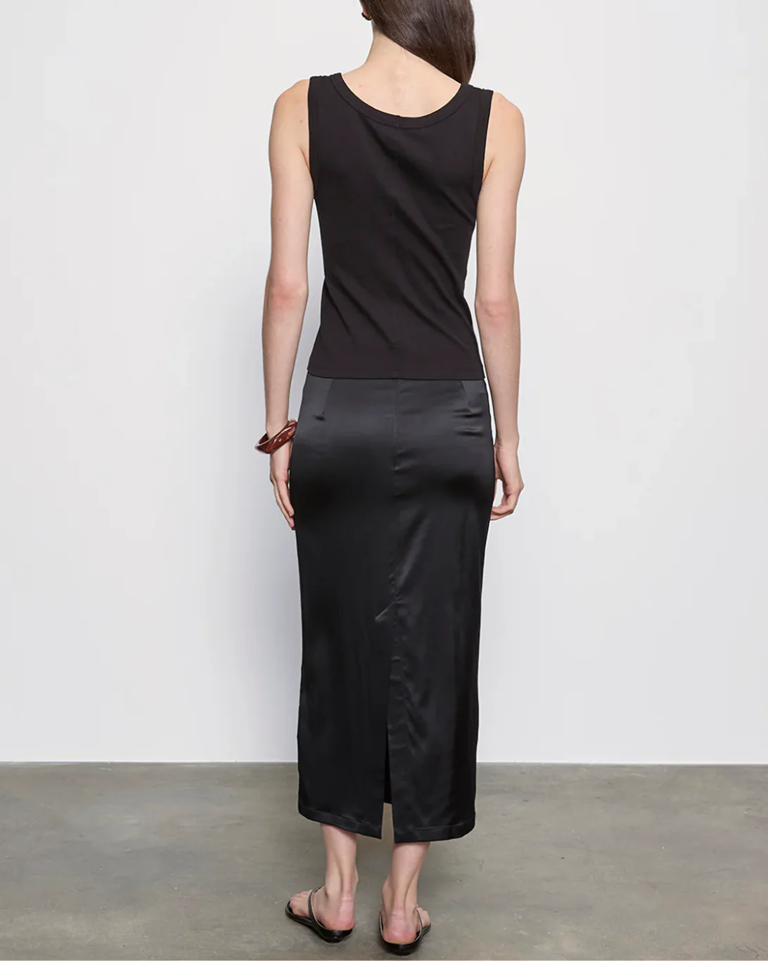 Supima Baby Rib Tank | Black - Image 2