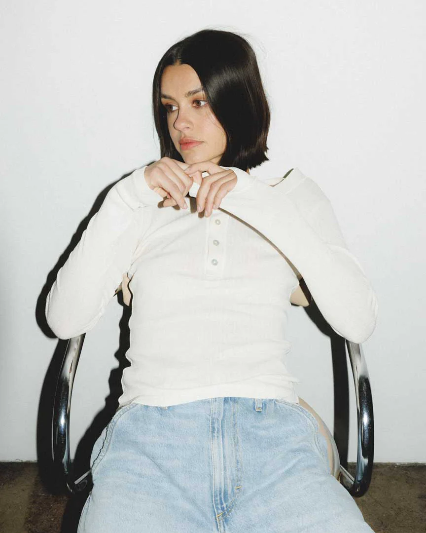 Sweets Long Sleeve Tee | Bone - Image 2