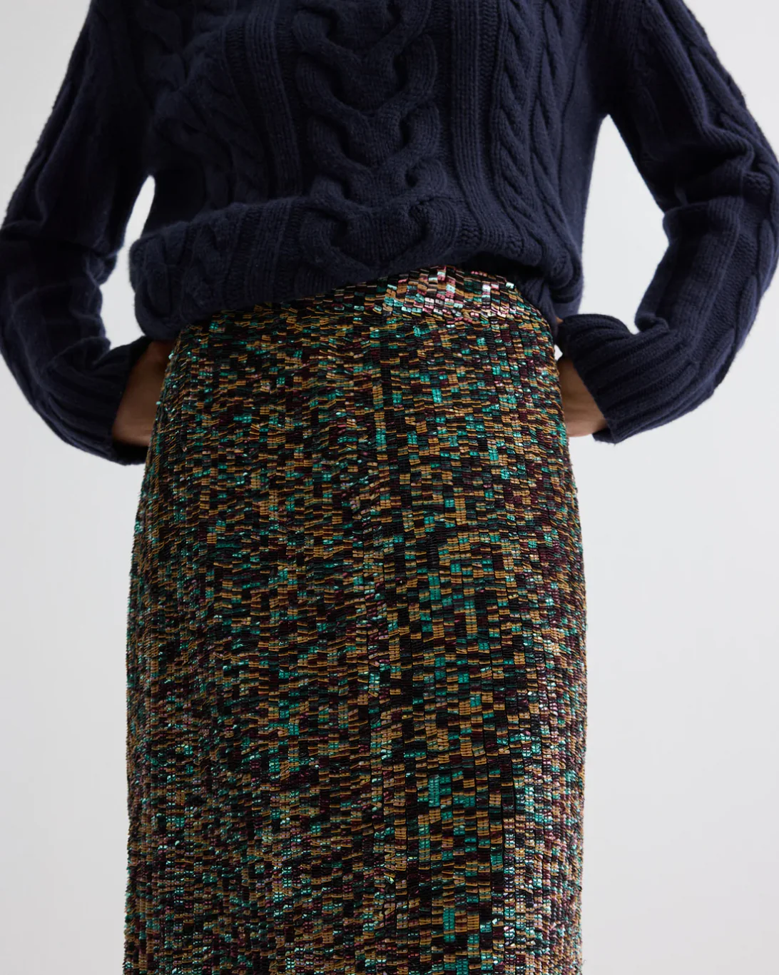 Sylkie Skirt | Dark Chocolate - Image 3