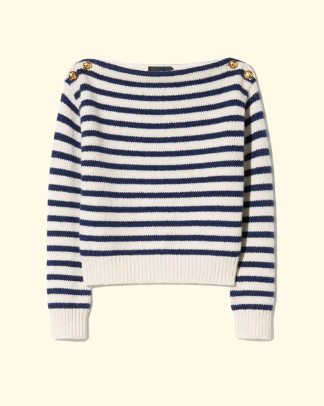Tandy Sweater | Ivory/Marine