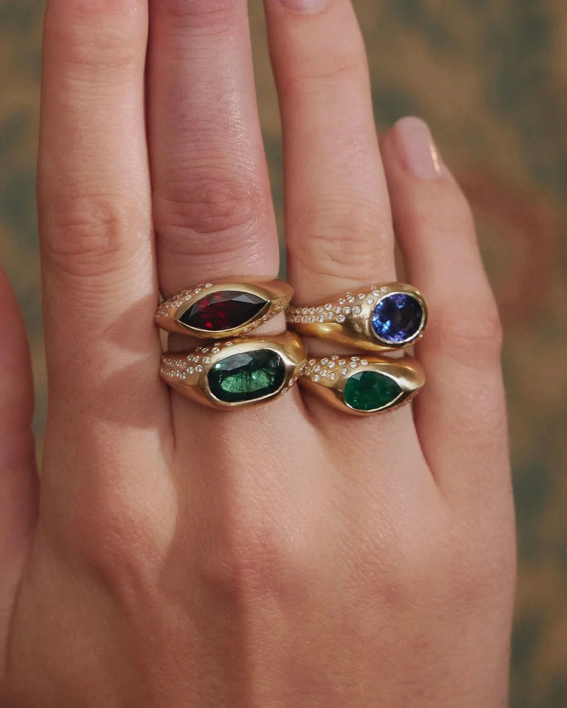 Tanzanite Oval Signet Ring - ONLINE ONLY | PREORDER - Image 4