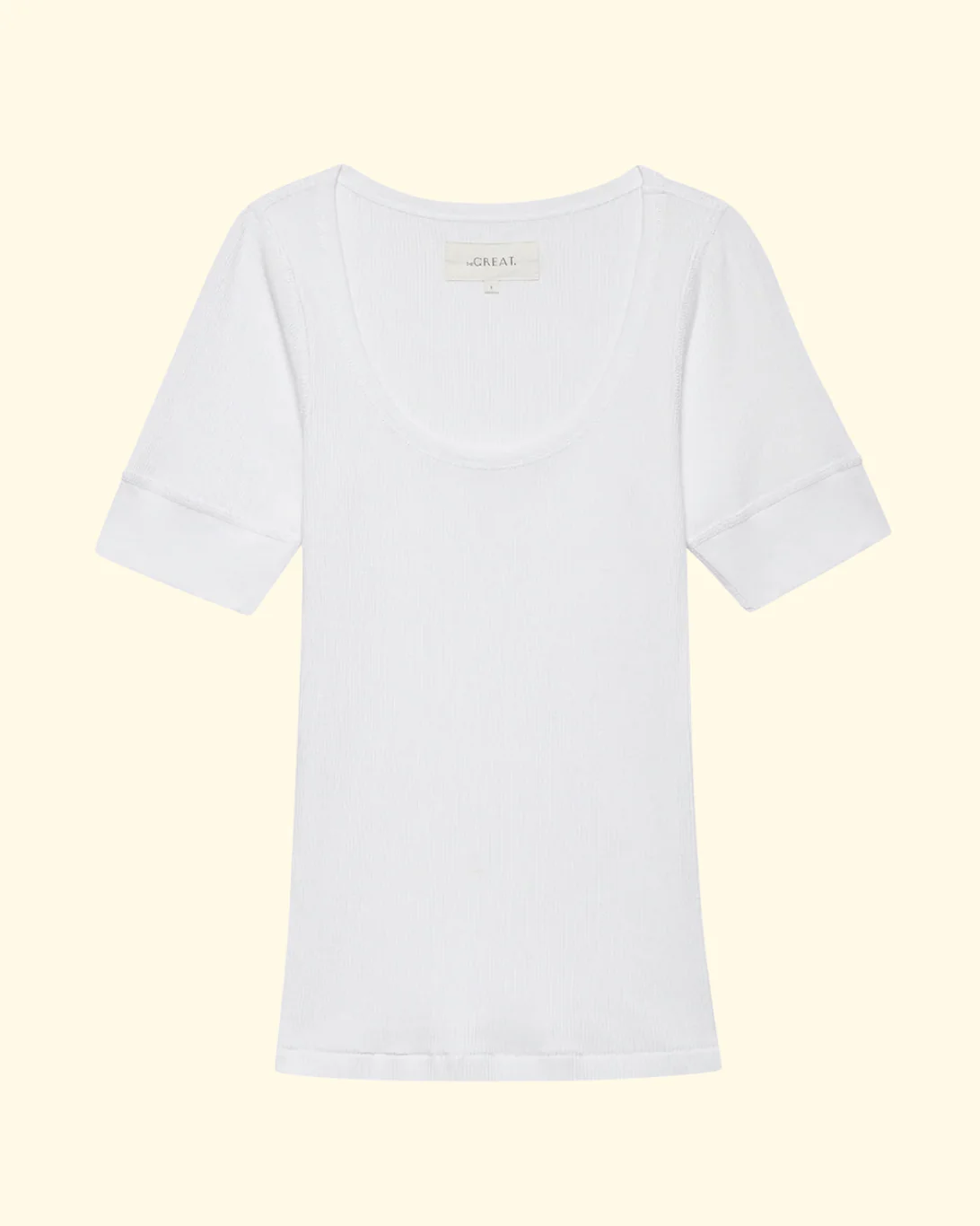 The Baby Rib Ballet Tee | True White
