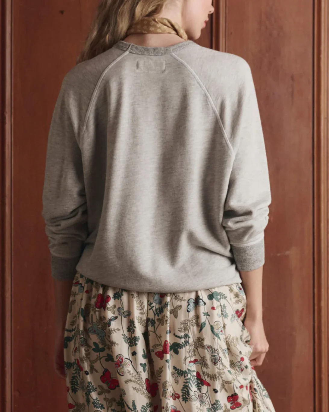 The College Sweatshirt W/Rider Graphic | Soft Heather - Image 3