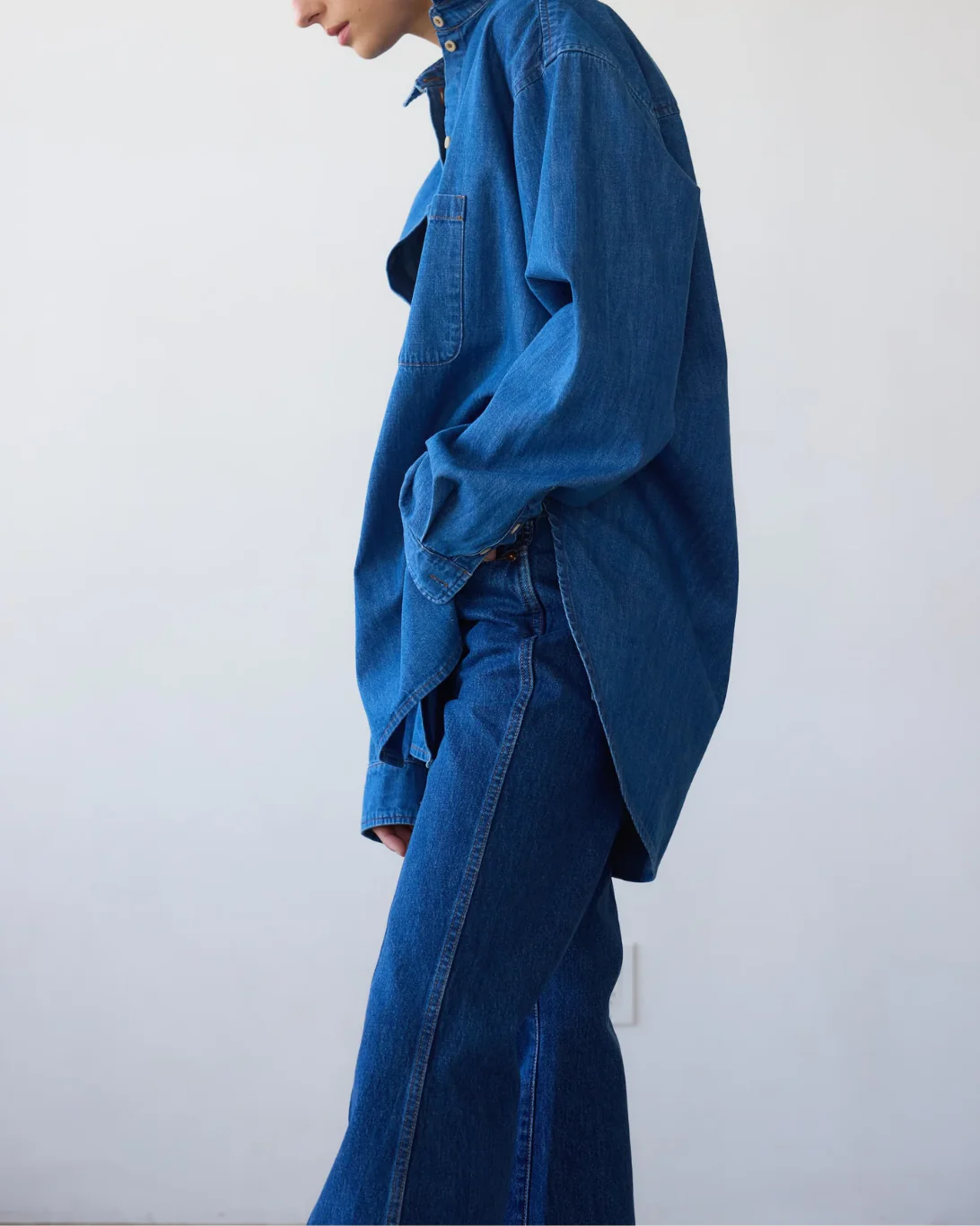 The Essential Shirt | Farrah Indigo - Image 4