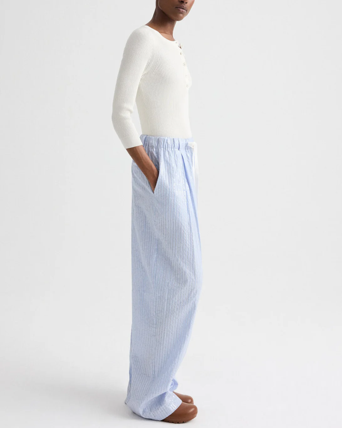 The Henley Top | Ivory - Image 4