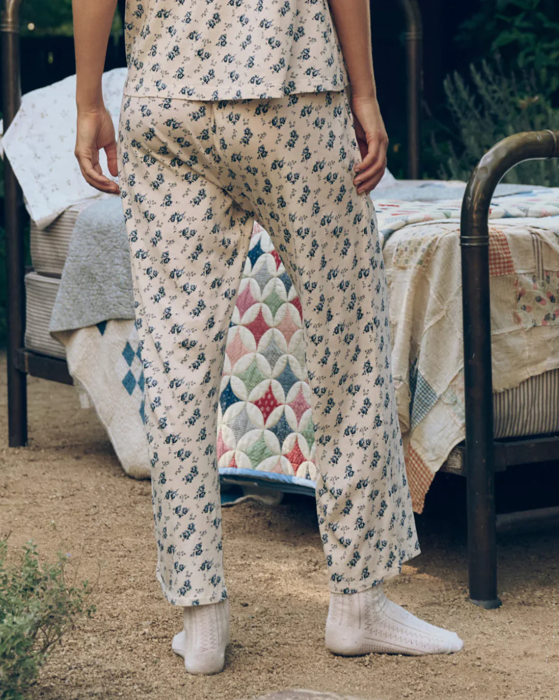 The Jersey Easy Sleep Pant | Indigo Rose - Image 3