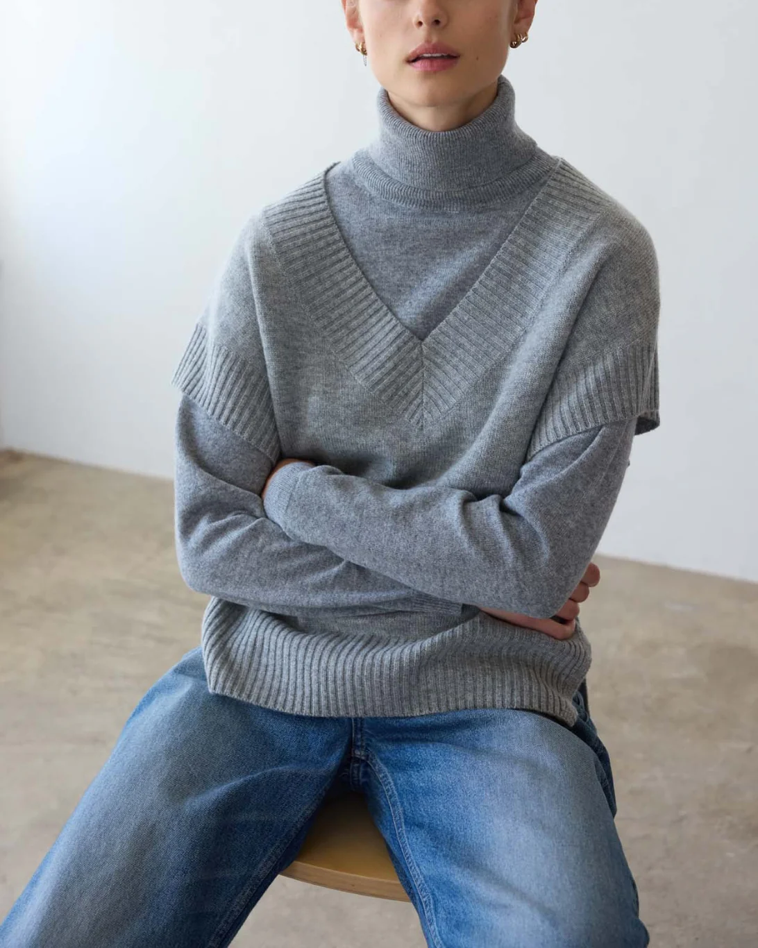 The Primm Sweater | Light Heather - Image 3
