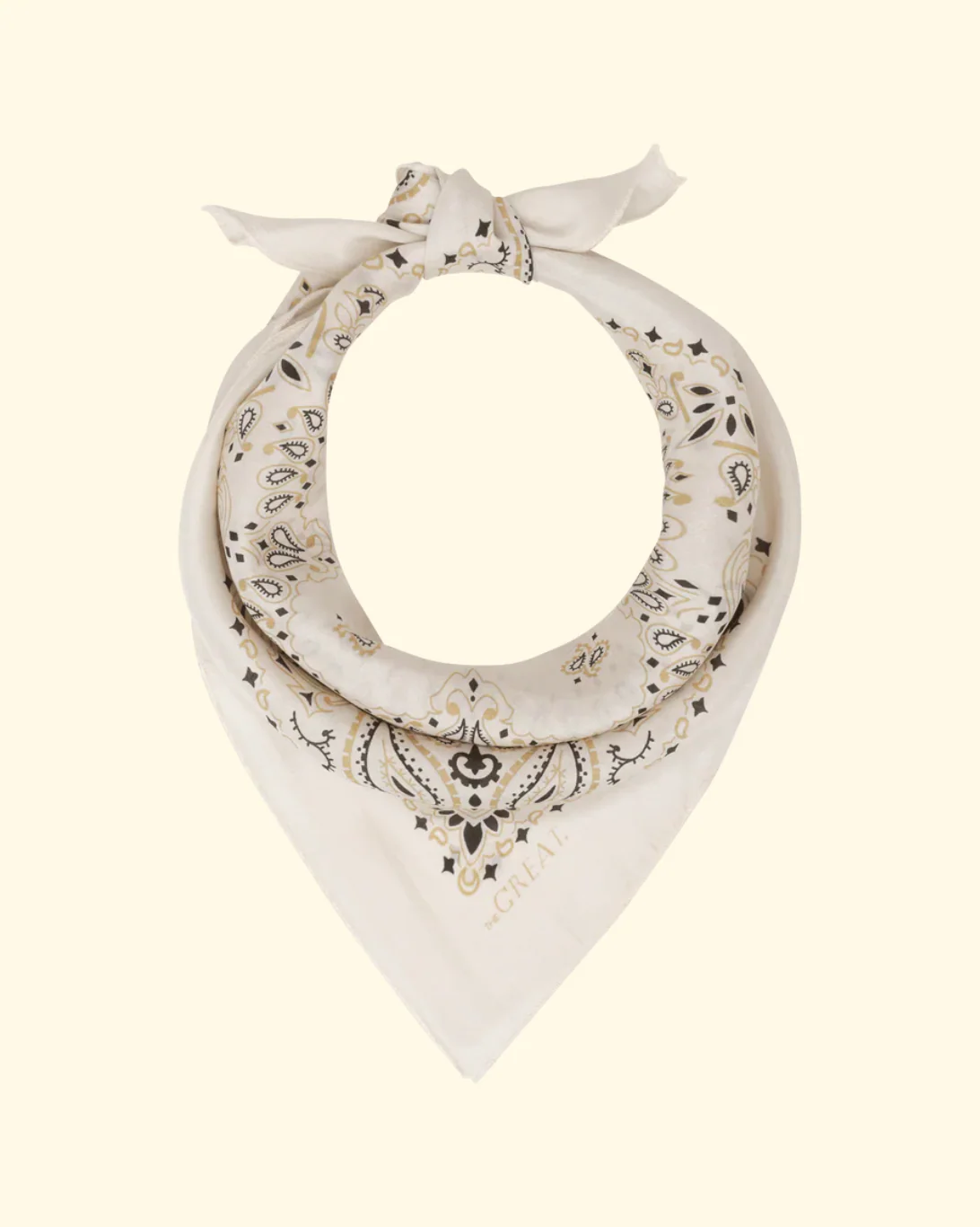 The Silk Bandana | Cream - Image 2
