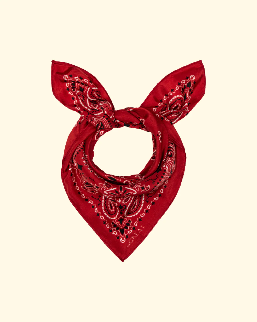 The Silk Bandana | True Red - Image 2