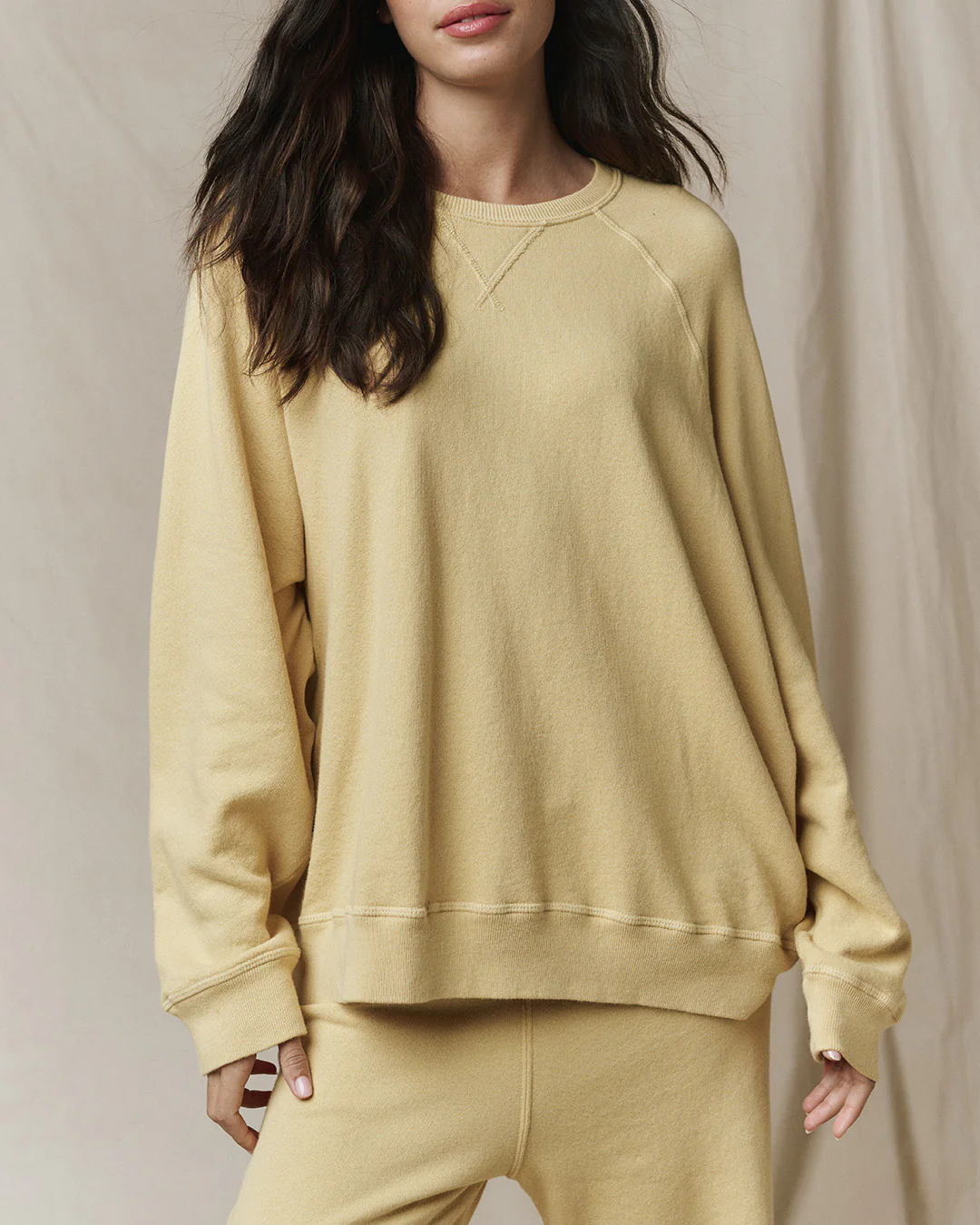 The Slouch Sweatshirt | Butter Yellow - Image 2