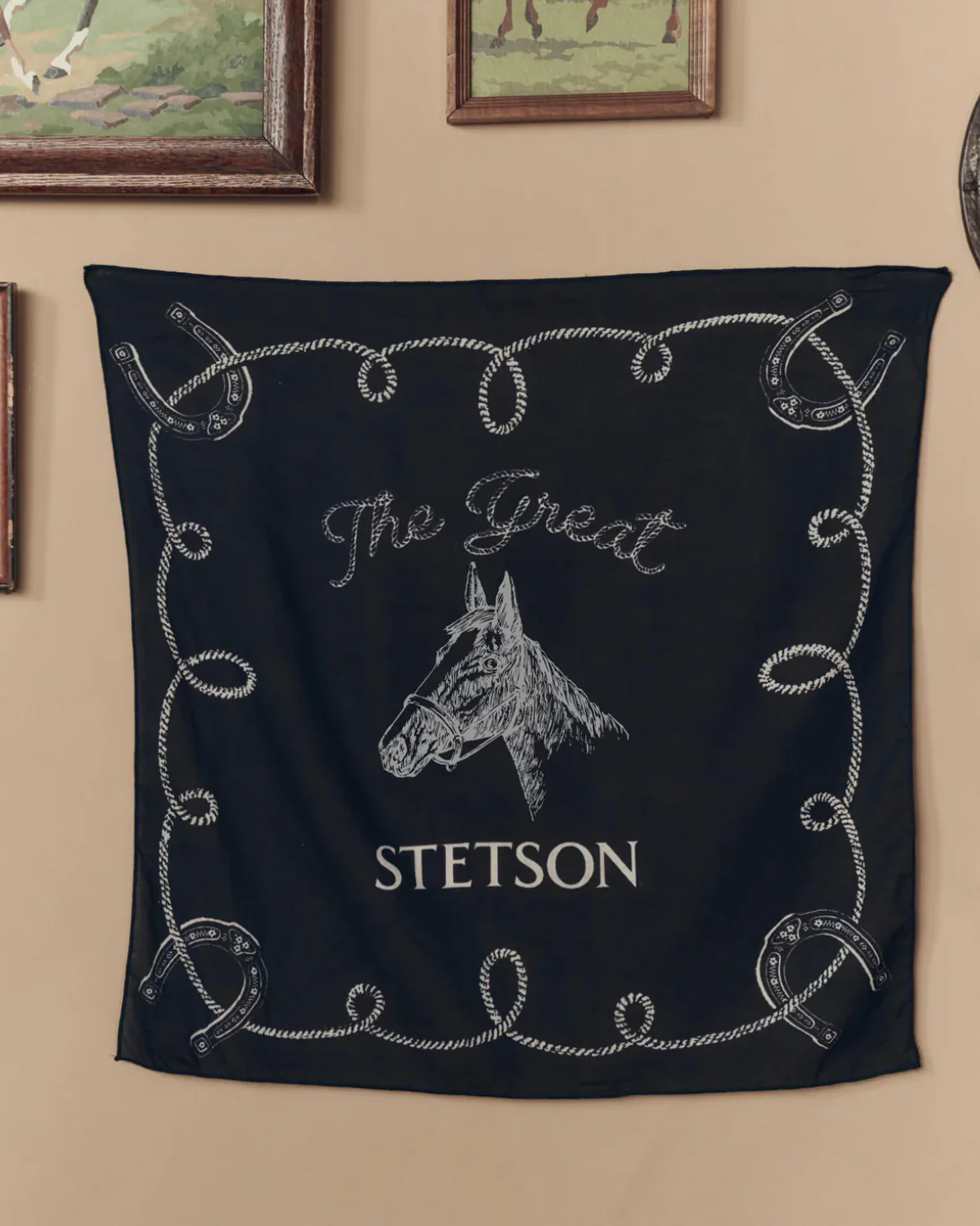 The Stetson Western Bandana | Navy - Image 3