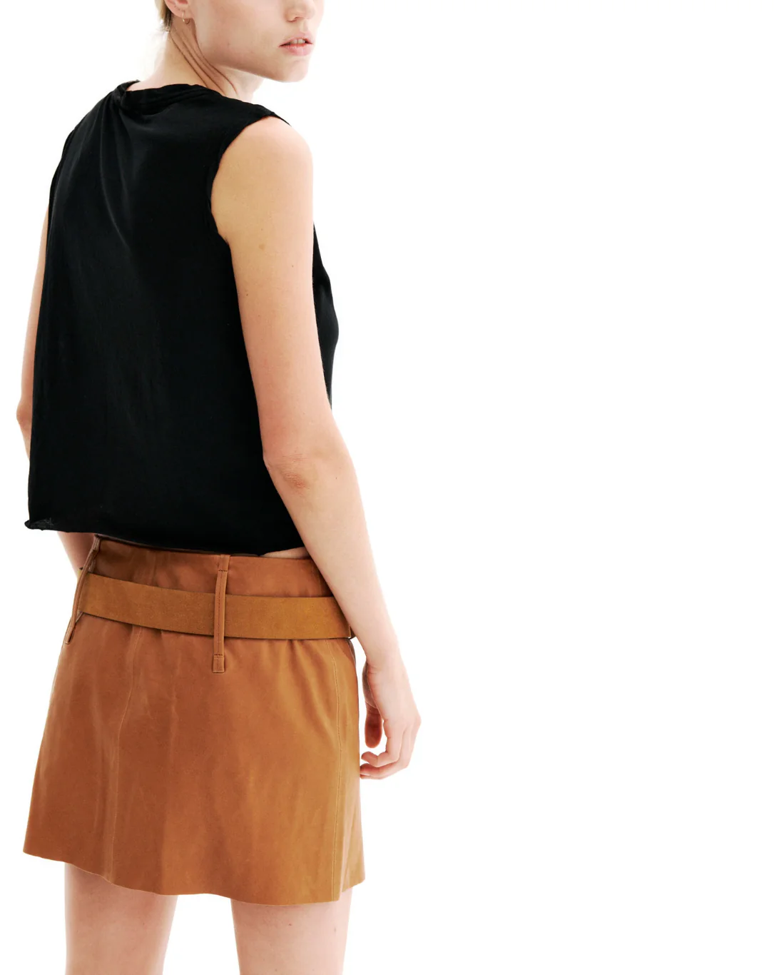 Tizra Suede Skirt | Maple - Image 3