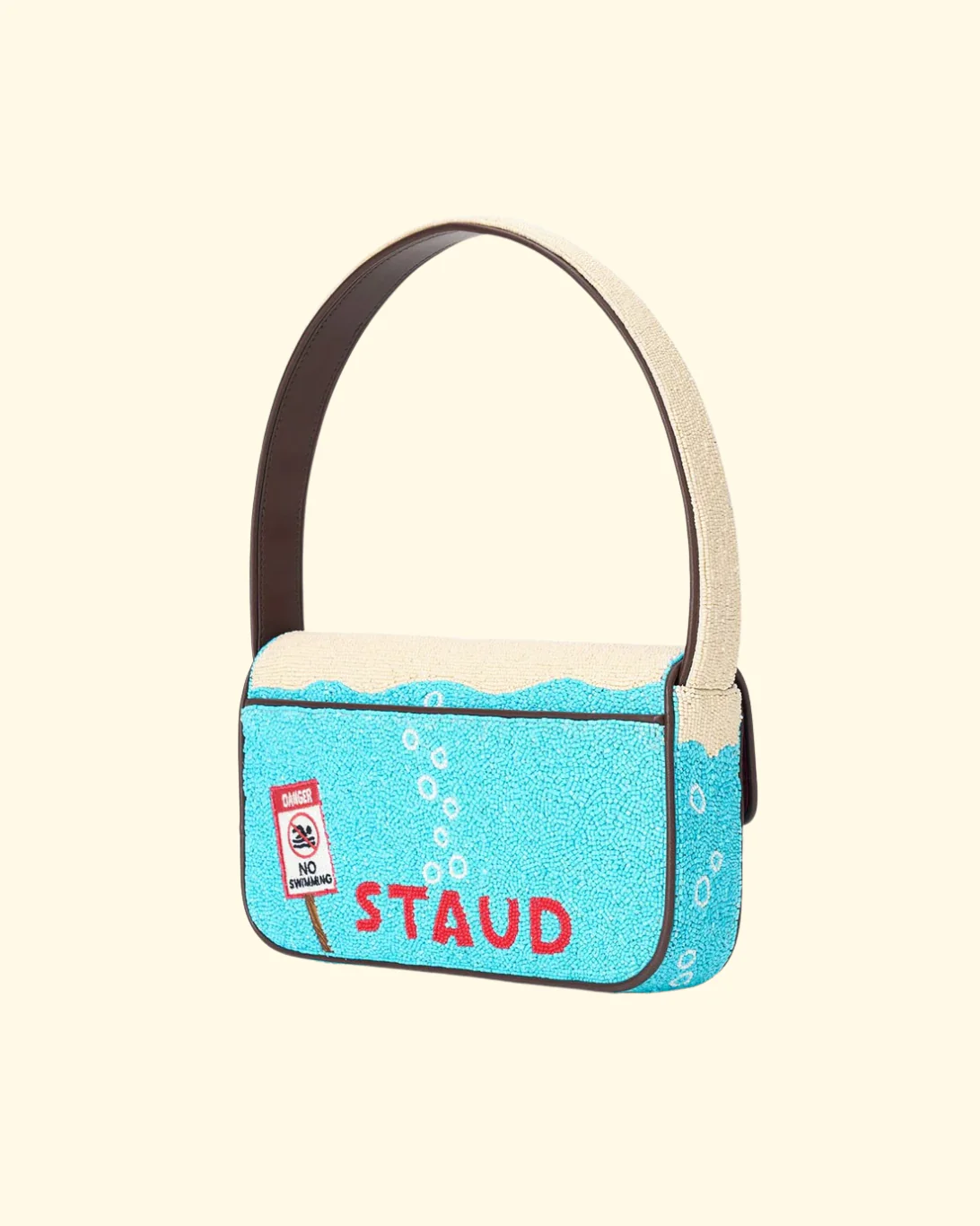 Tommy Beaded Bag | Great White - Image 2