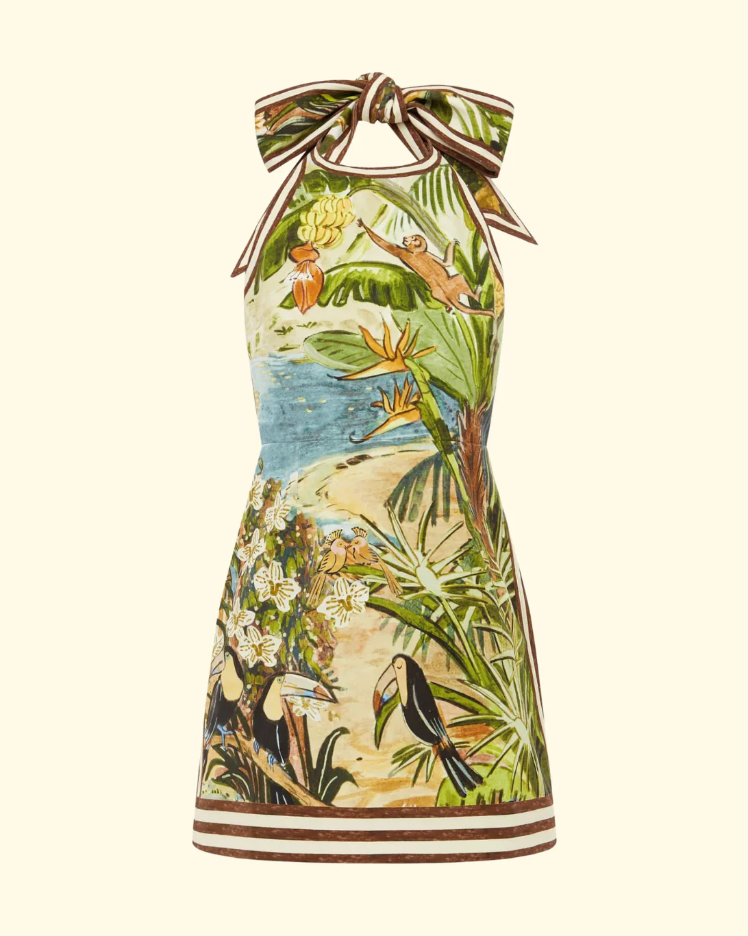 Toucan Tango Halter Mini Dress | Multi