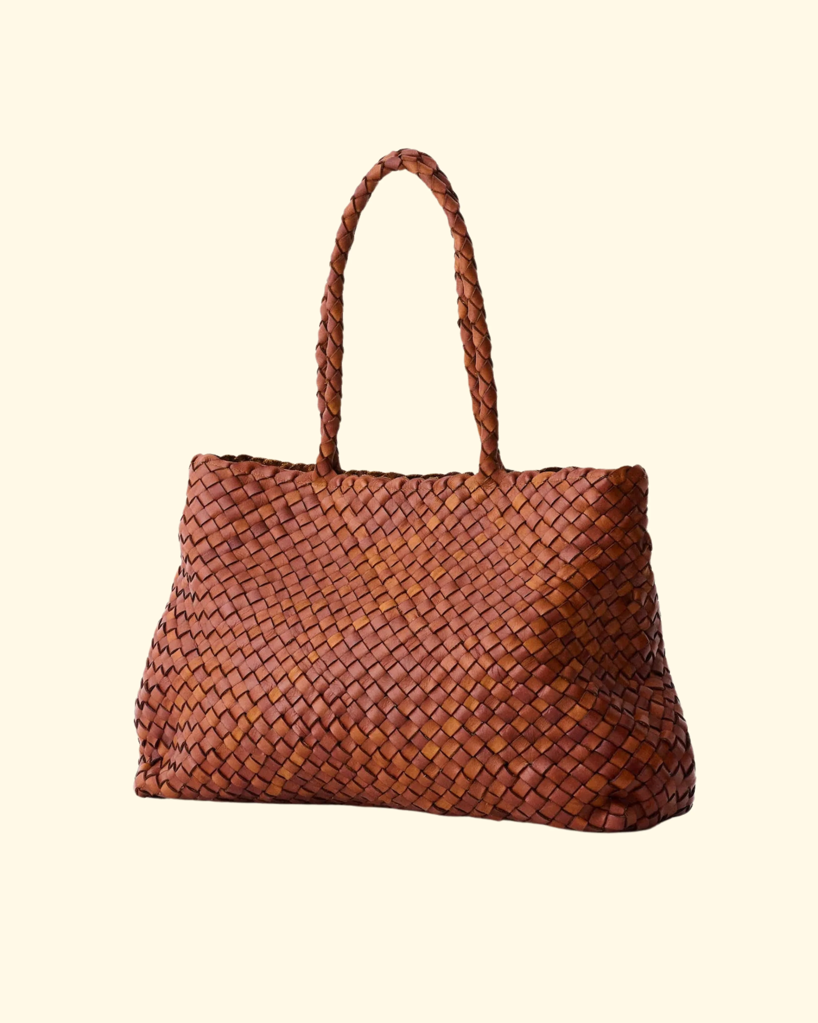 Vintage Mesh Tote | Tan - Image 3