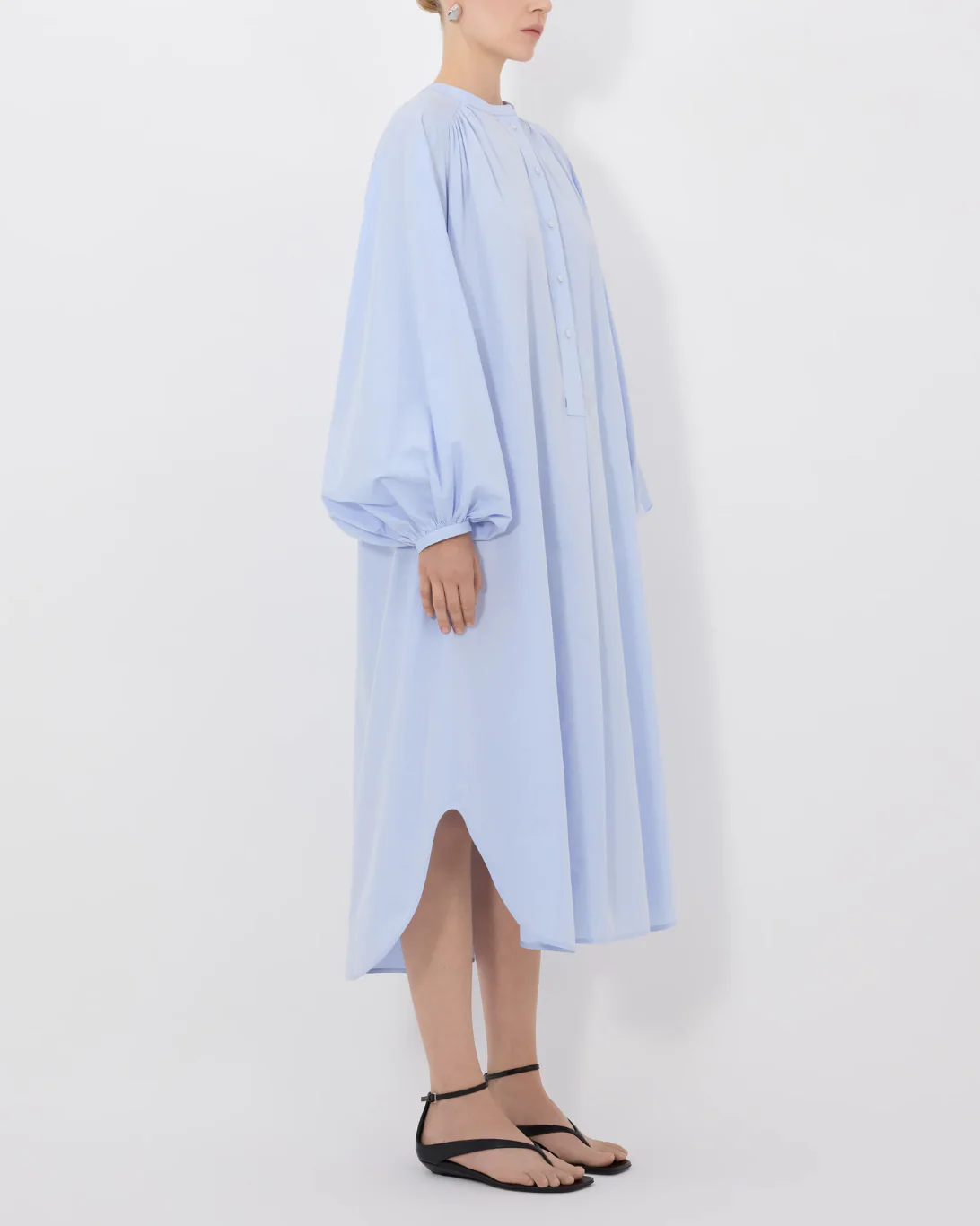 Vitti Loose-Fit Blouse Dress | Storm - Image 3