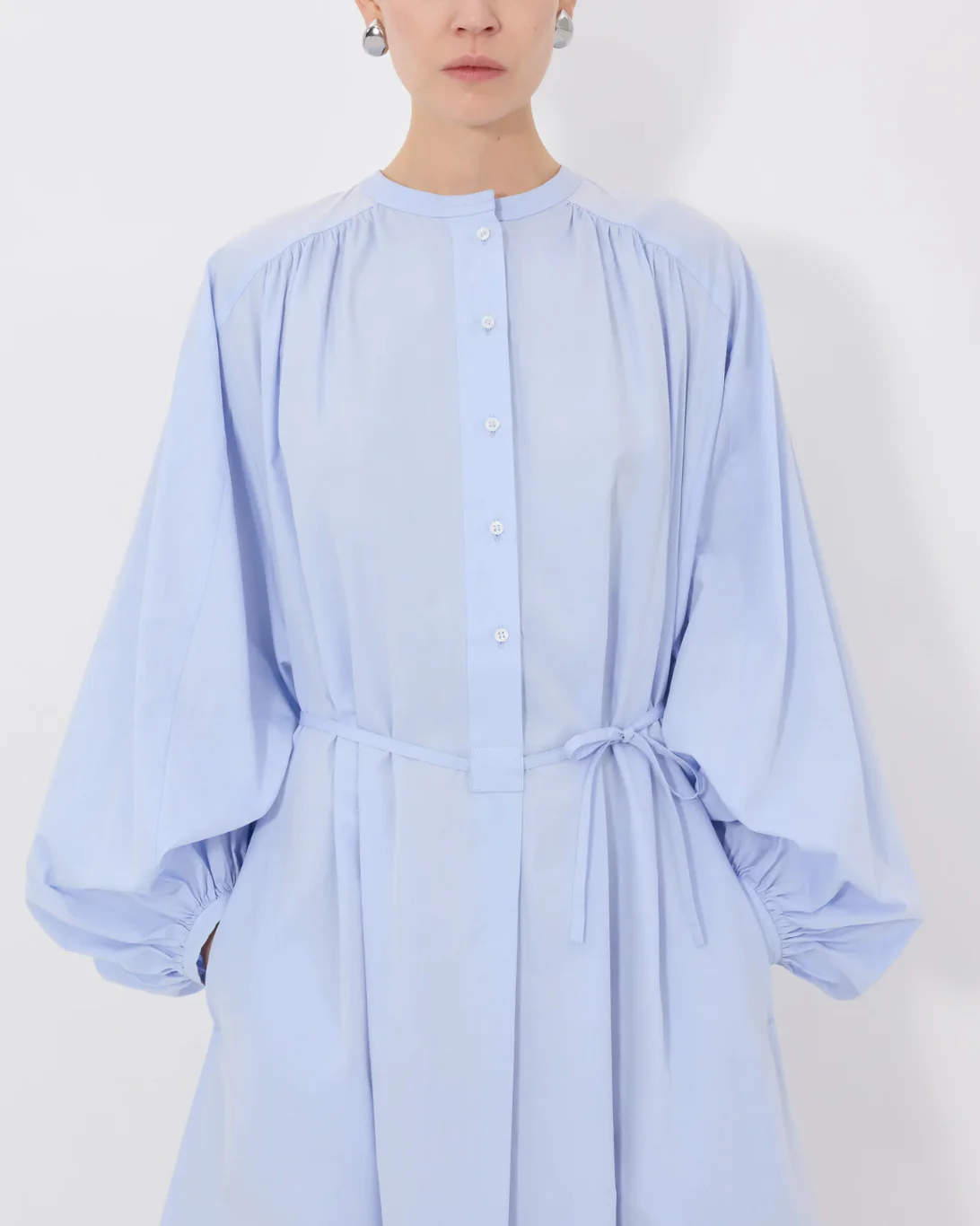 Vitti Loose-Fit Blouse Dress | Storm - Image 4