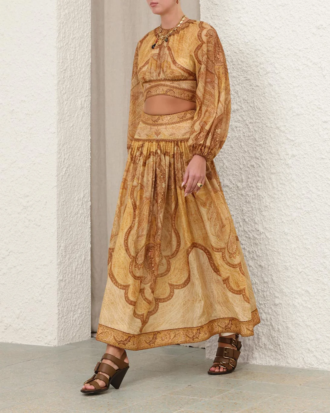 Wanderlust Bodice | Tapestry Mustard - Image 3