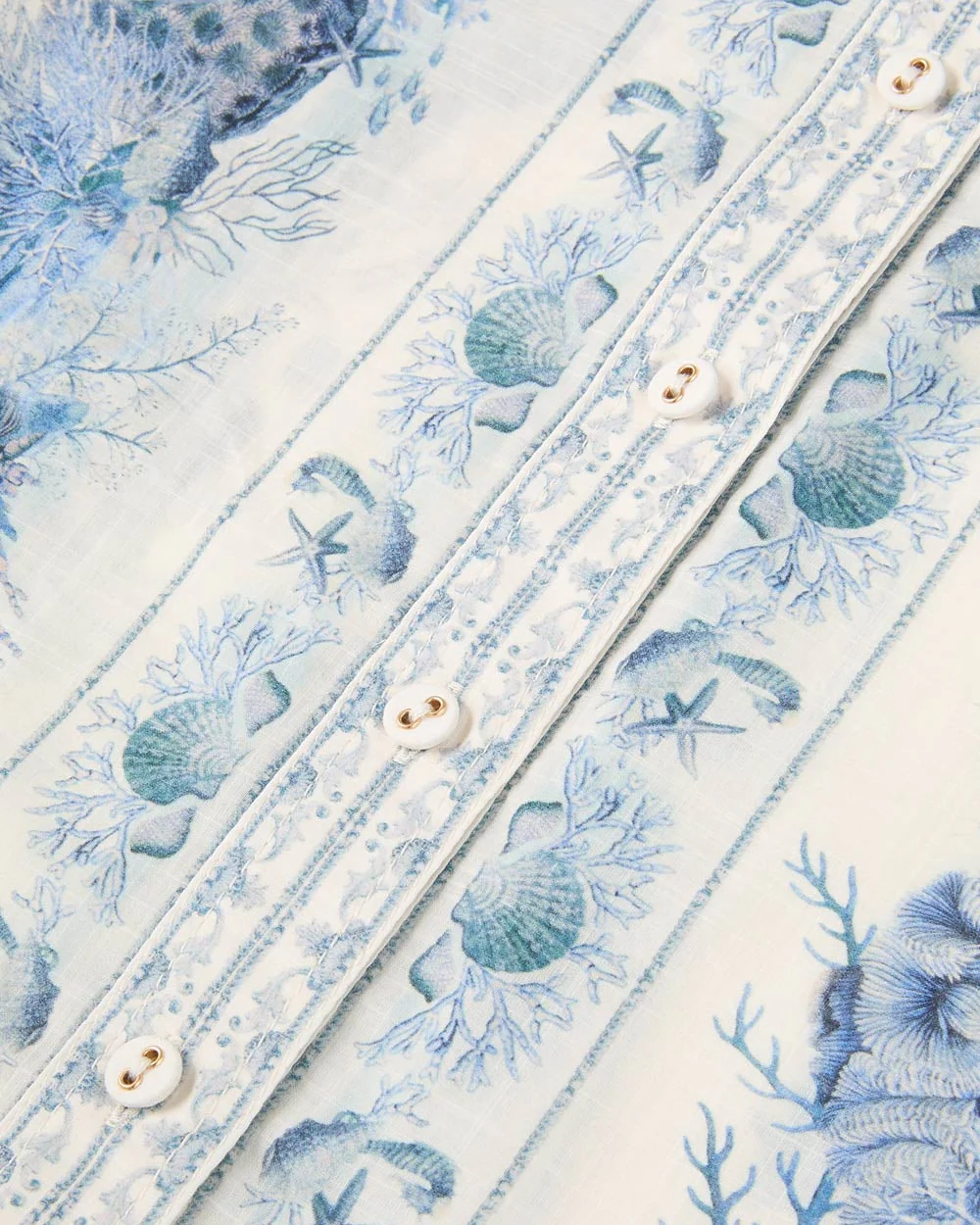 Wanderlust Body Shirt | Blue Toile - Image 4