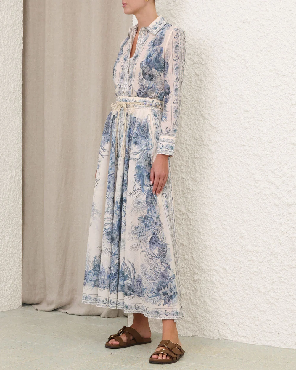 Wanderlust Body Shirt | Blue Toile - Image 5