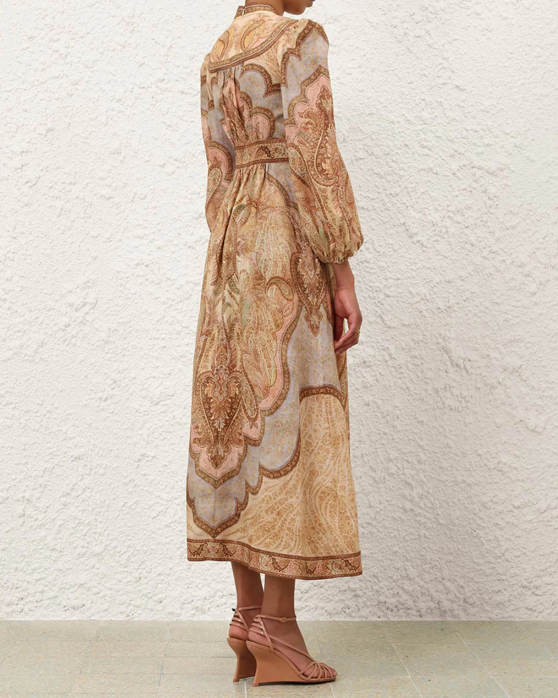 Wanderlust Plunge Midi Dress | Tapestry - Image 4