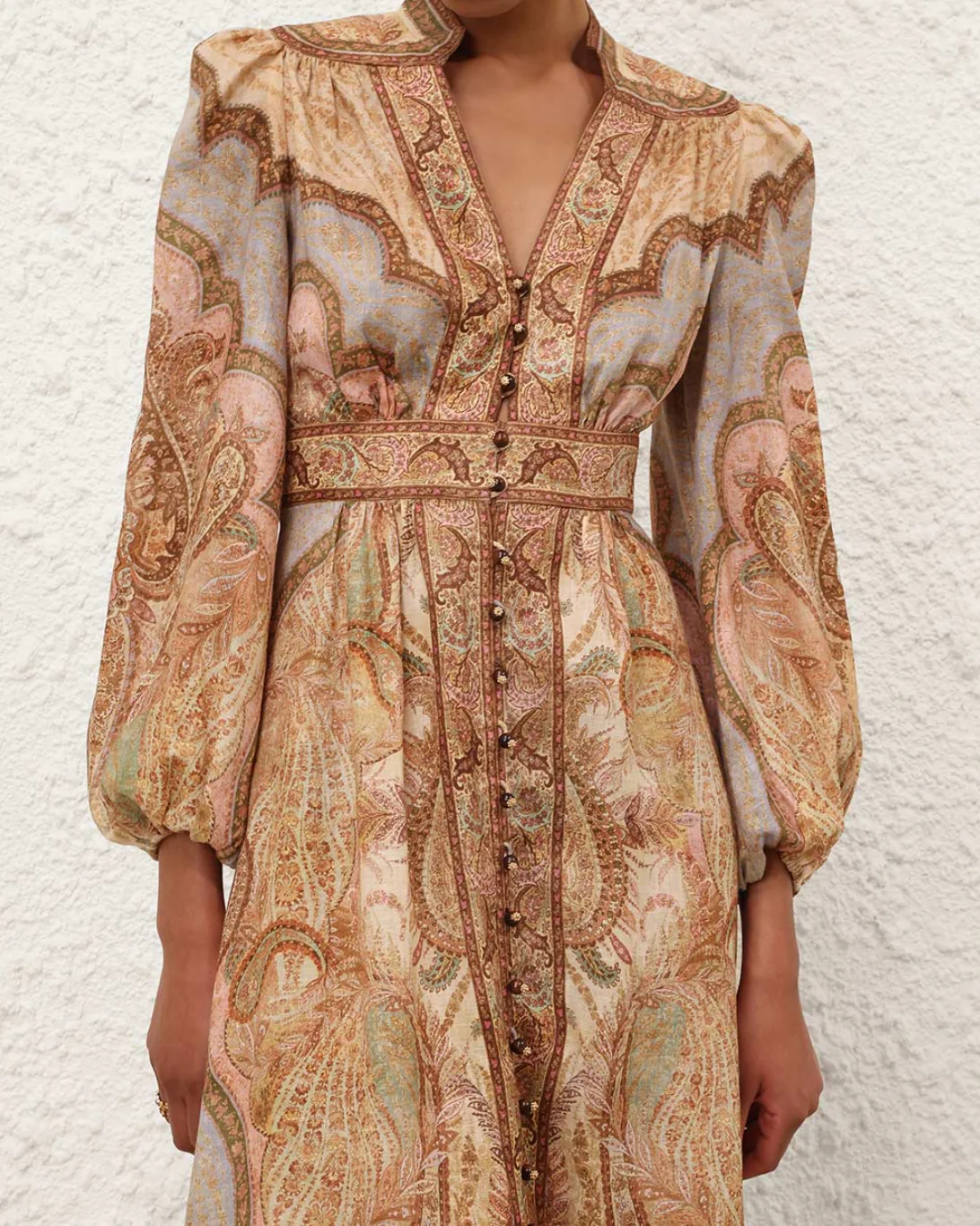 Wanderlust Plunge Midi Dress | Tapestry - Image 5