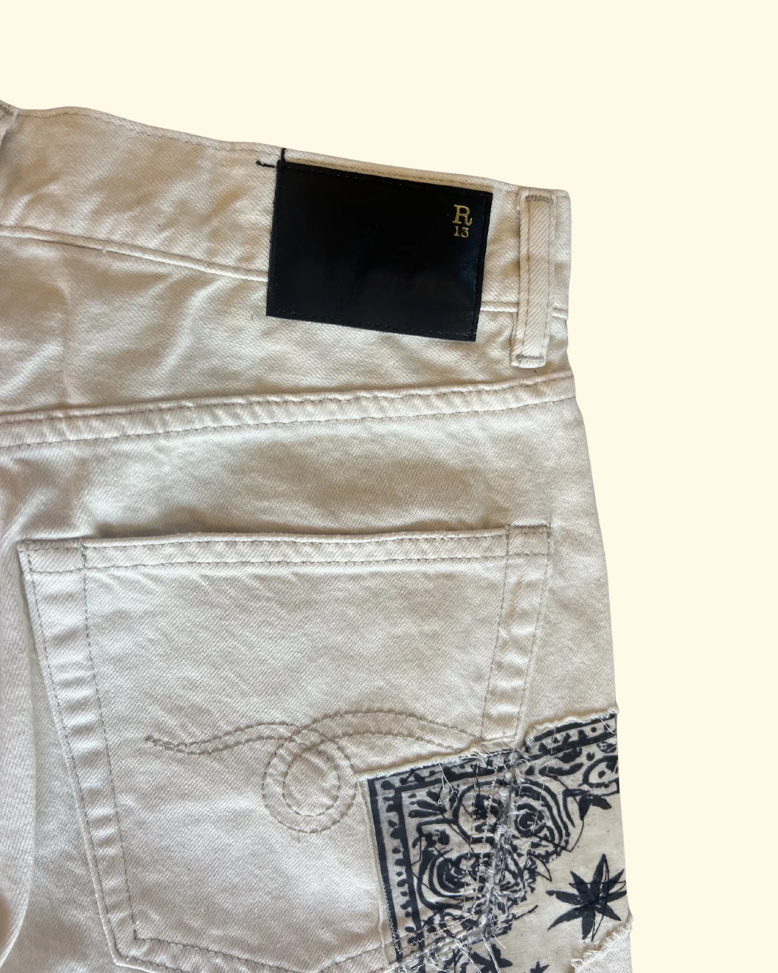 X-BF Jean | Ecru Bandana - Image 5