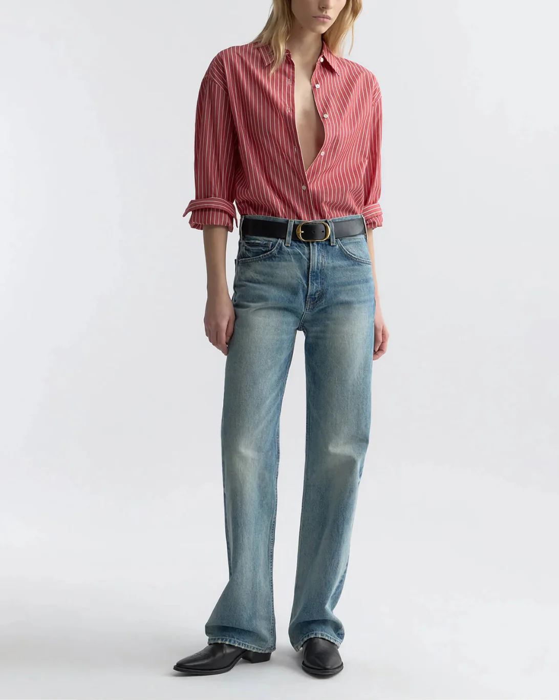 Yorke Shirt | Red & White - Image 3