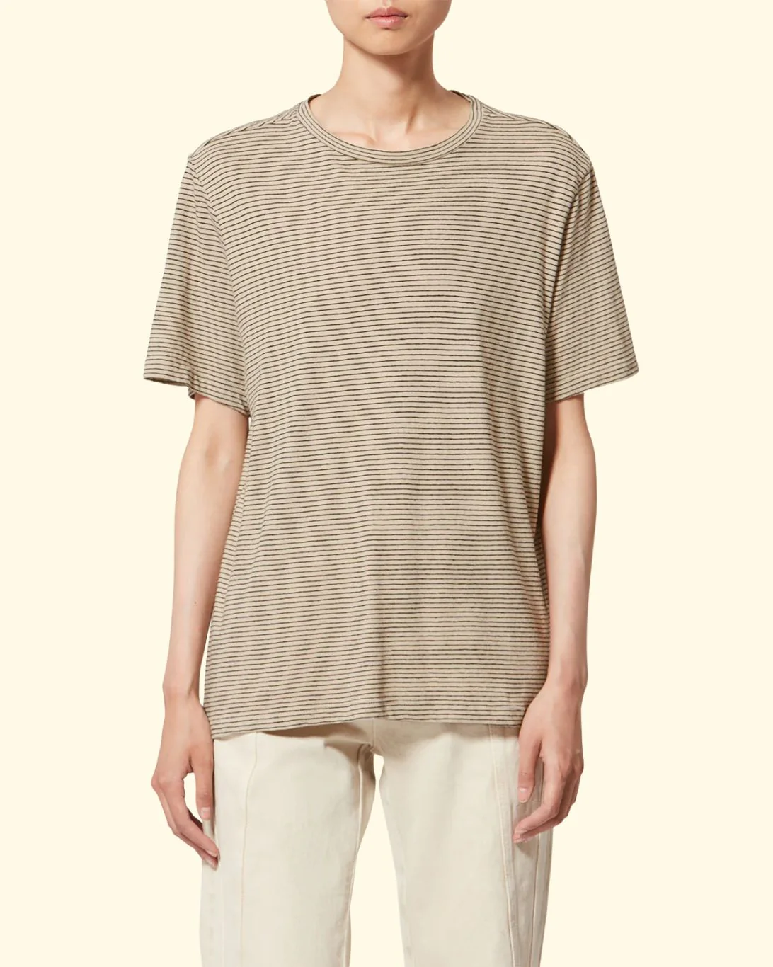 Zewel T-Shirt | Black/Beige - Image 3
