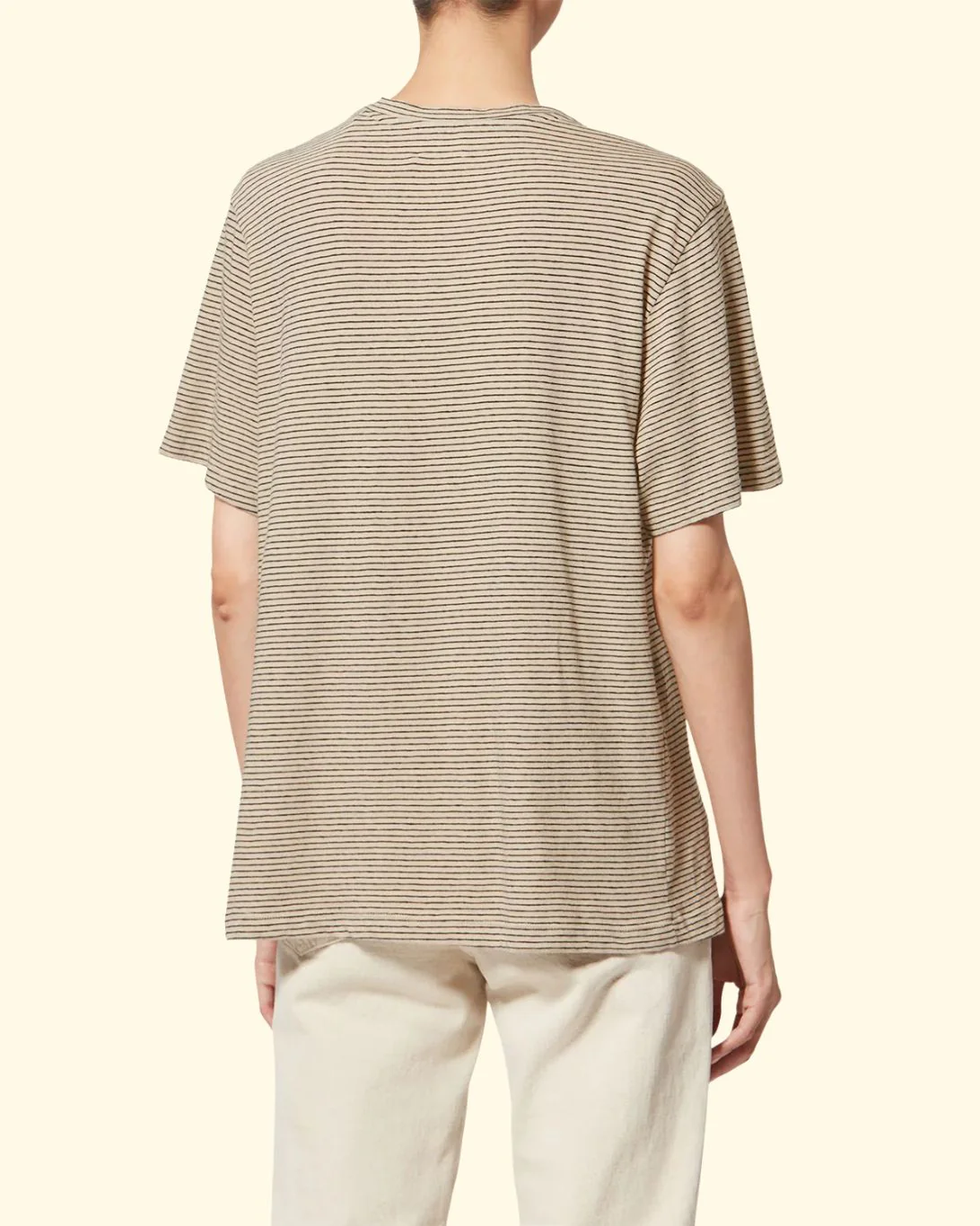 Zewel T-Shirt | Black/Beige - Image 4