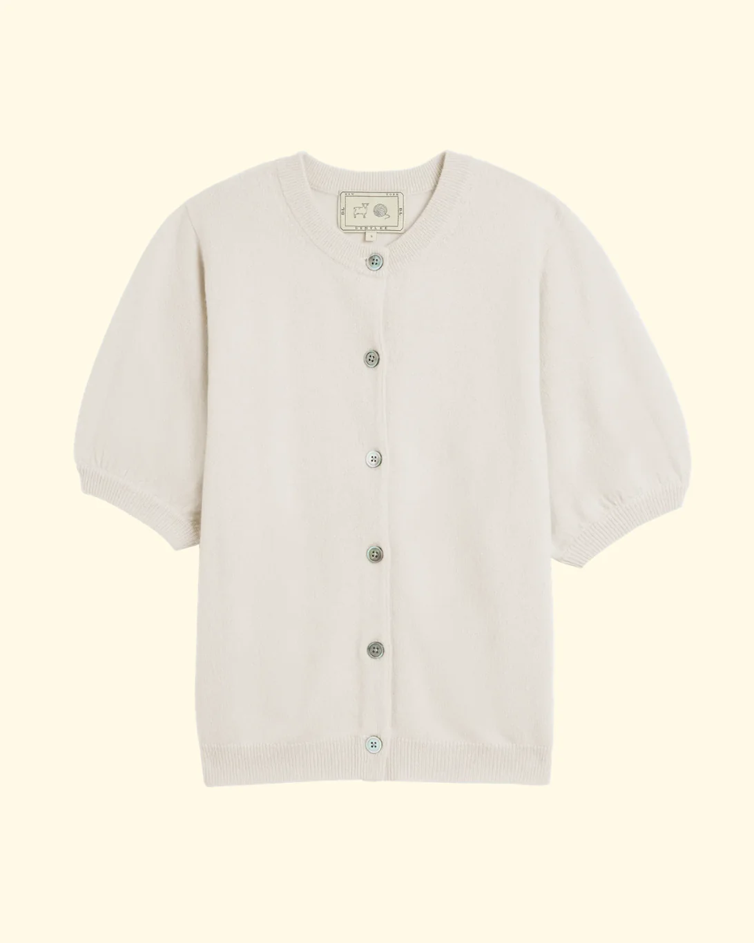 Zoe Cashmere Cardigan | Ivory